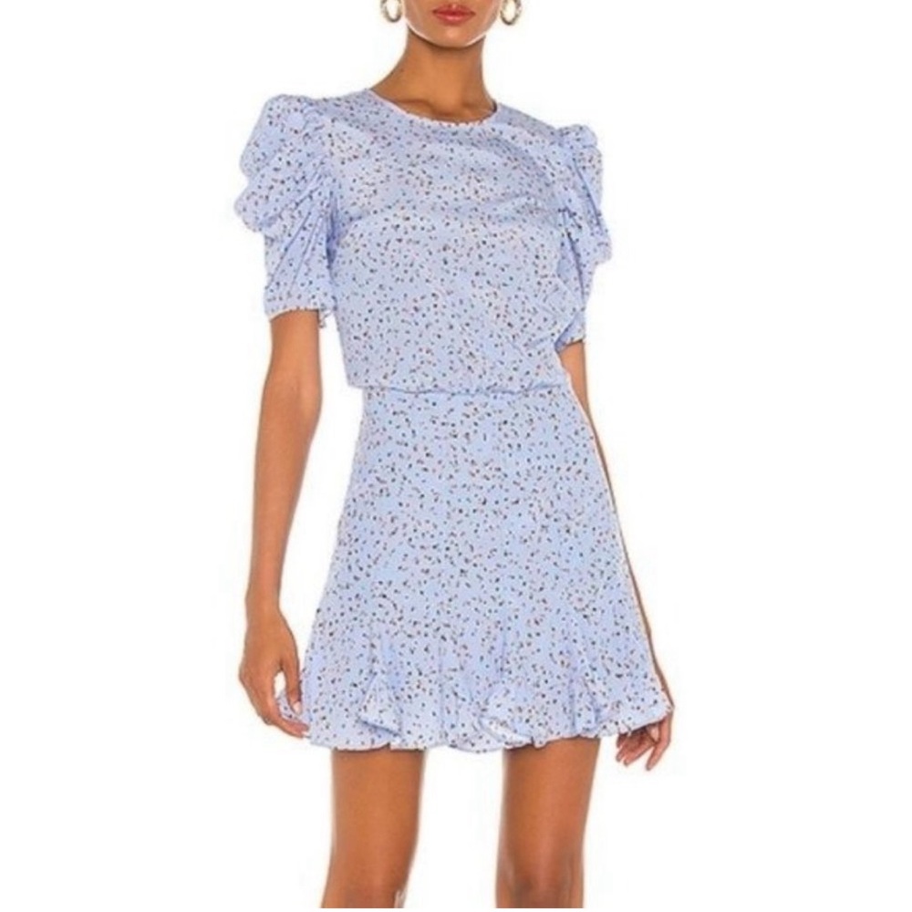 Veronica Beard (size 4)- Light Blue Floral Dress